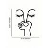 Funny Bathroom Sign Minimalist Toilet Wall Art Modern Powder Room Decor Housewarming Gift Trending Viral Bathroom Accessory