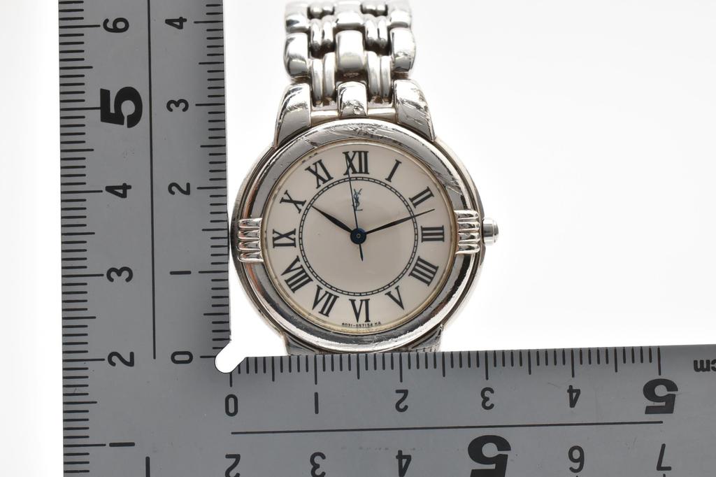 Used YVES SAINT LAURENTWatches Stainless Steel Women whiteDial