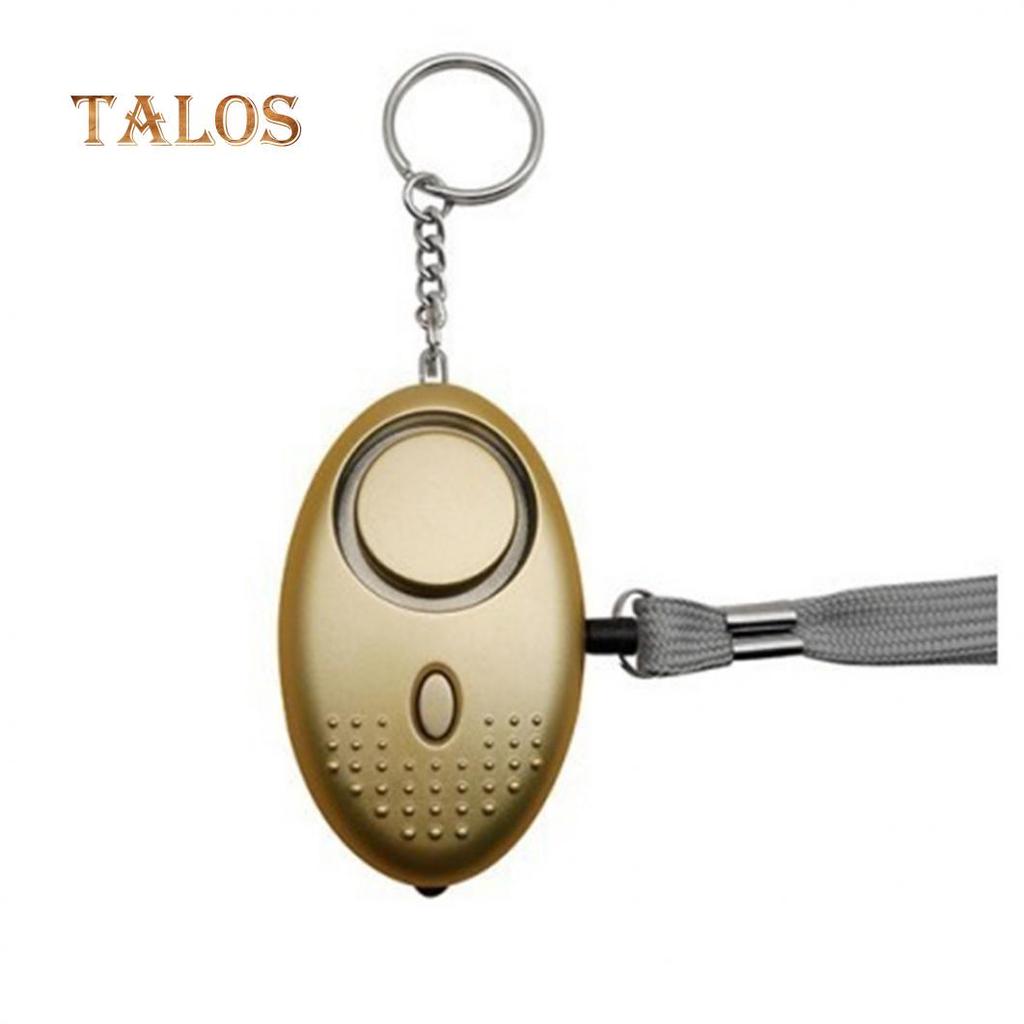 Portable Safety Alarm Loud Sound 130dB LED Light Anti-Theft for Women Girl