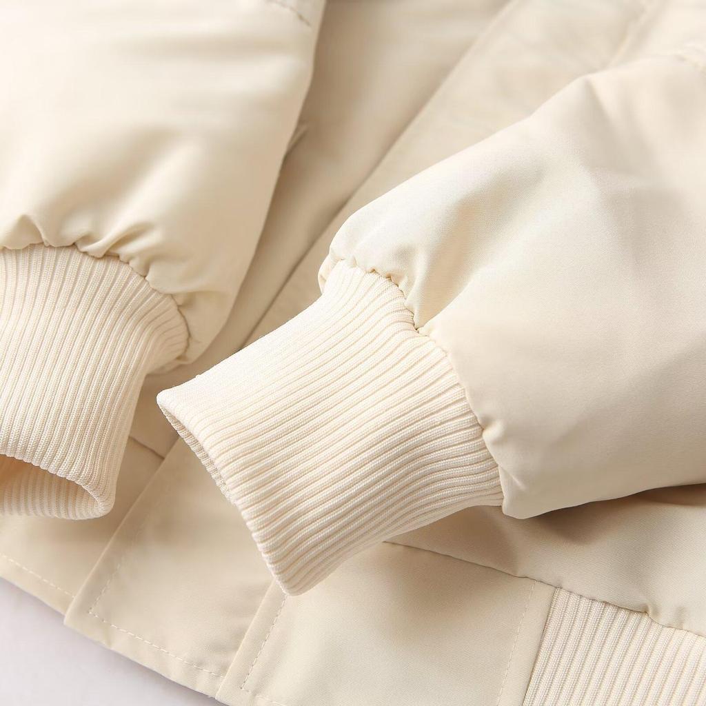 2024 Winter Women's European & American Retro Fur Collar Hooded Parka