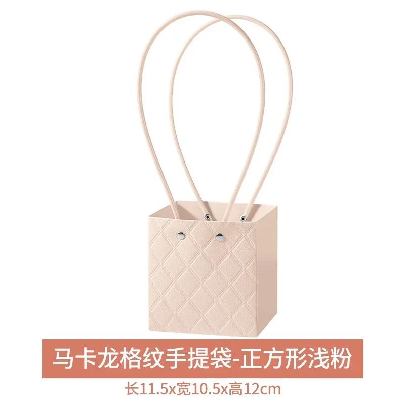 Festa de Casamento Rosa Flor Caixa de Presente Buquês de Flores Embalagem Caixa de Papel Sacola de Transporte Cesta de Armazenamento Dia dos Namorados Aniversário 10 PEÇAS