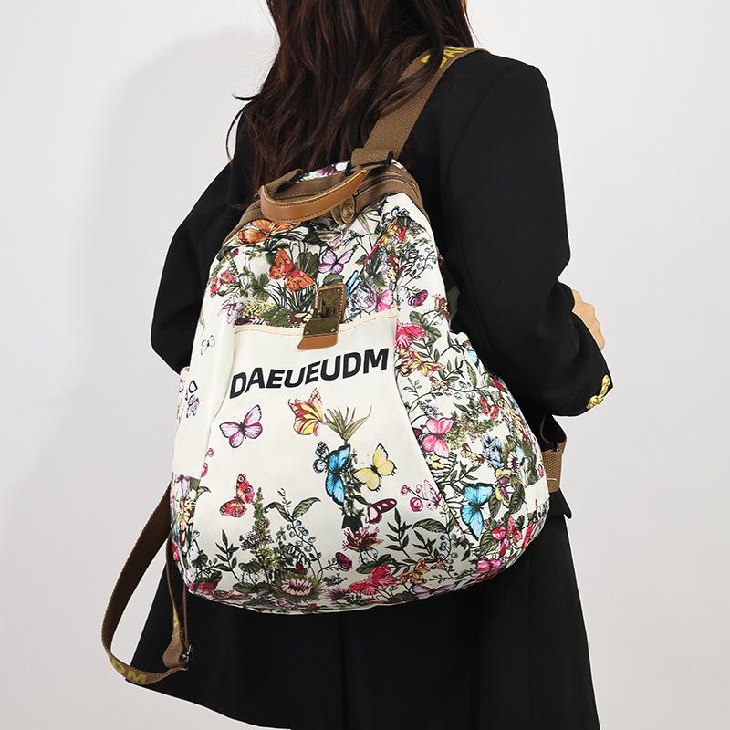 Fashion Women's Bags, Foreign Style, Light Travel Backpack, Women's Literary and Ethnic Style, Leisure, Outdoor Commuter Travel Bags