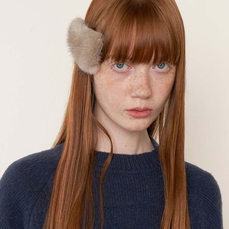 

Brown Hat Iconic Mink Pin - Sapphire Grey Sapphire Grey