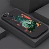 Pouzdro Pro Apple iPhone 14 13 11 12 Pro 7 XR X XS Max 8 Plus 6 6S SE 2022 13Pro Černé Měkké Telefon Funda Anime Genshin Impact Roztomilé