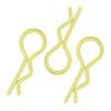 10Pcs RC Car   Clip RShape Metal Body Clips Pins for 1/5 1/6 1/8 1/10 RC Car(Gold )