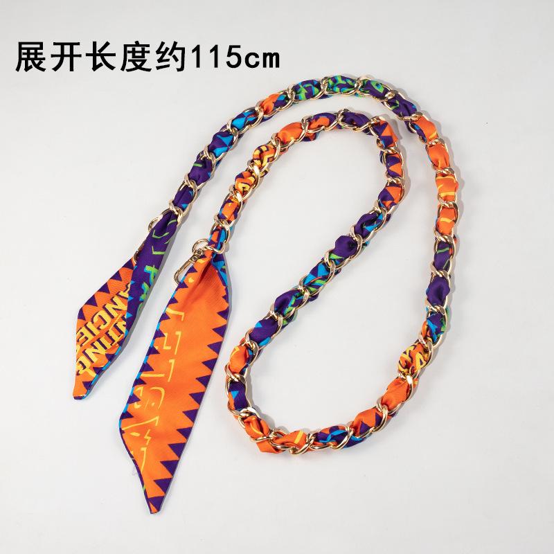 Bag Chain Strap Silk Scarf Metal Long Decorative Accessory Modification Order Buy Replace Evelyn Shoulder