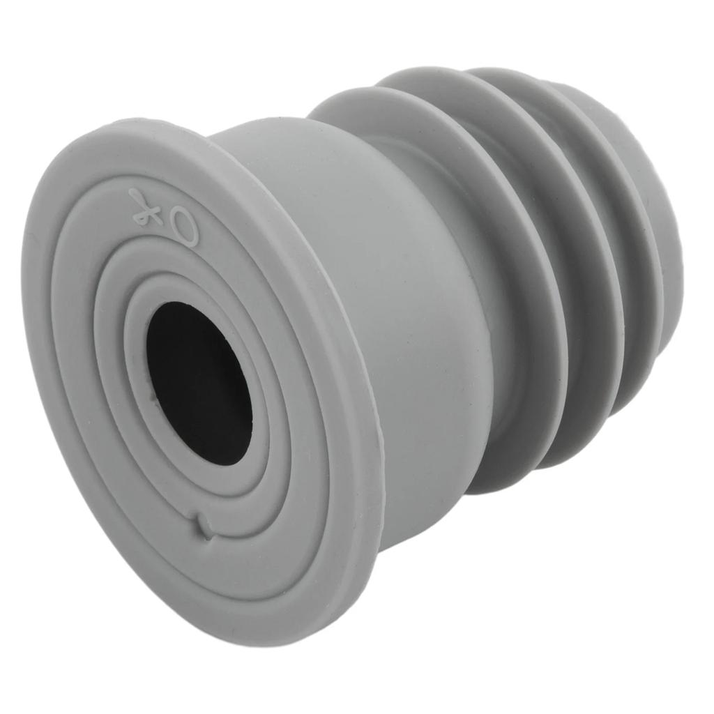 1Pc Sewer Floor Drain Pipe Seal Silicone Washing Machine Drain Pipe Seal Deodorant Seal Pipe Seal Gray For Sink Drains S/M/L
