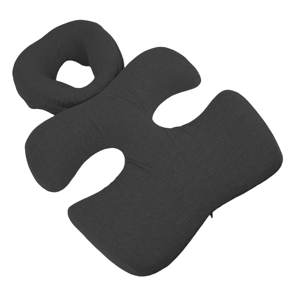 Face Down Pillow with Chest Support   Prone Massage Pillow Removable Washable Cover for Home Use
