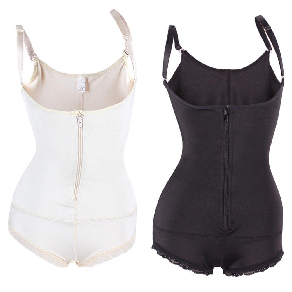 Buy Zip Up Tummy Control Slimming Bodysuit Full Body Shaper Waist