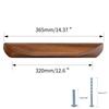 Wooden Pulls Wardrobe Door Handle Beech Wood Black Walnut Drawer Knob Cabinet Bedside Table Pull