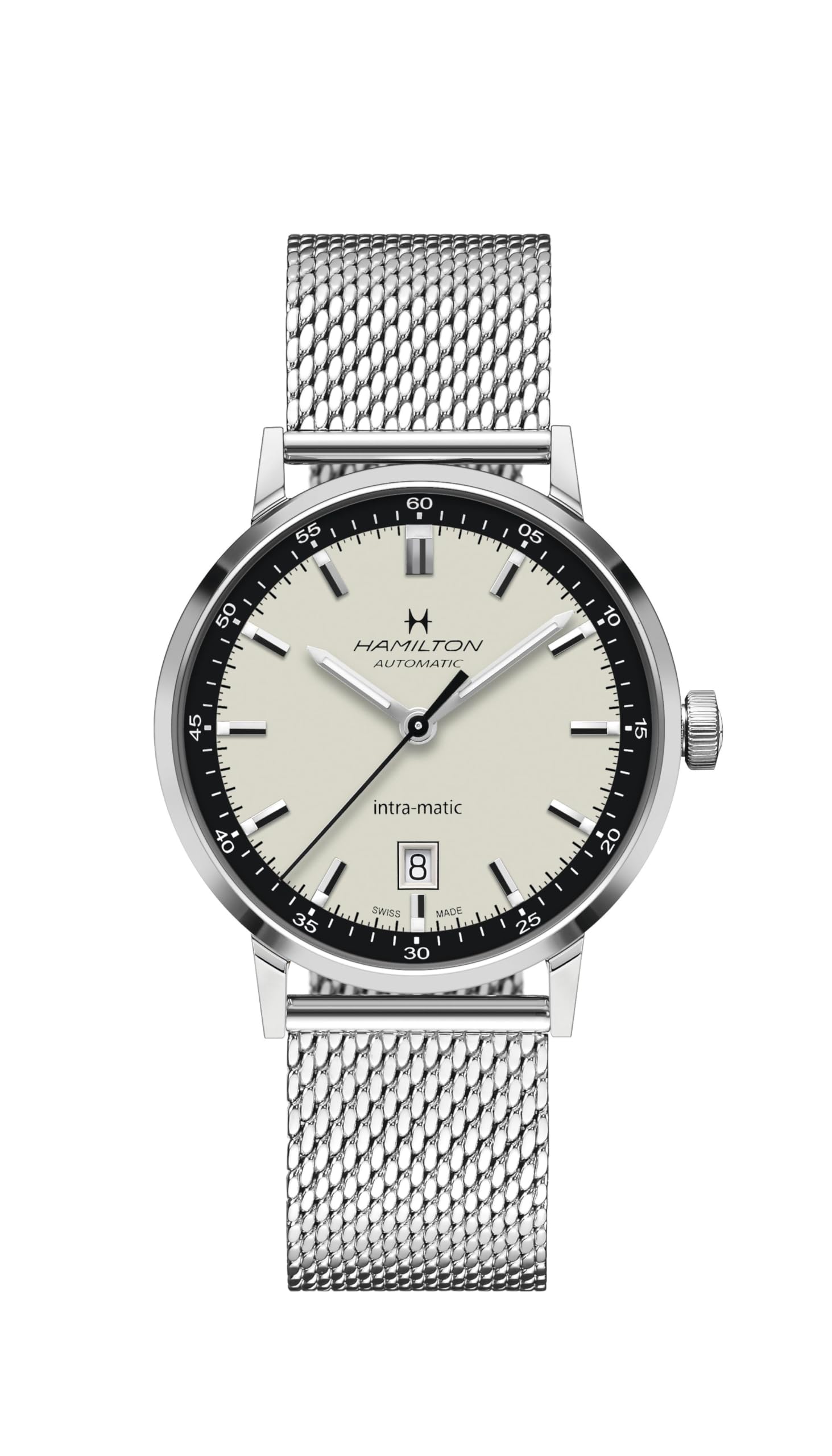 

HAMILTON Watch Genuine Warranty American Classic Intramatic Auto Mechanical Automatic Winding H38425140 Imported [Hamilton] Men s [Regular Product]