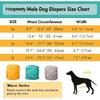3 Pack Dog Belly Bands Washable Reusable Dog Diapers High Absorbing Male Dog Cat Wrap Panties Pet Incontinence Nappies