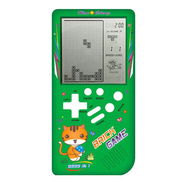 Klassische nostalgische Großbild-Tetris-Spielmaschine: Augenfreundliches pädagogisches elektronisches Spielzeug für Kinder