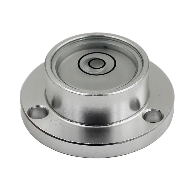 High Precision Bubble Level Small Bulls Eye Level Metal Circular Level Mini Portable Horizontal Beads