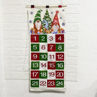 Christmas Pendant Home Festival Venue Decoration Christmas Decorations 24 Grid Countdown Calendar