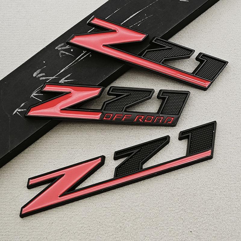 3D Metal Car Styling Logo Z71 Z71 OFF ROAD Badge Emlem Sticker For Chevrolet Tahoe Colorado Cheyenne Chevy Silverado Accessories
