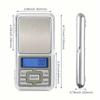 500g/0.01g Electronic Jewelry Scale Stainless Steel Mini Pocket Scale Mobile Phone Scale, Electronic Carat Scale 1 PC