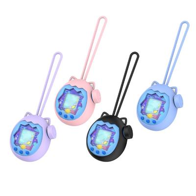 Étui de Protection en Silicone pour Console de Jeux avec Lanière Housse Complète Anti-Rayures pour Tamagotchi Paradise