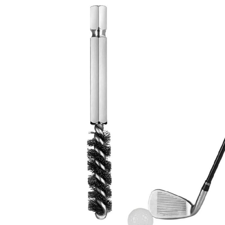 2/4 Pcs Golf Shaft Ferrules Brush  Stainless Steel Bore Brush Wire Brush Golf Club Cleaning Tool