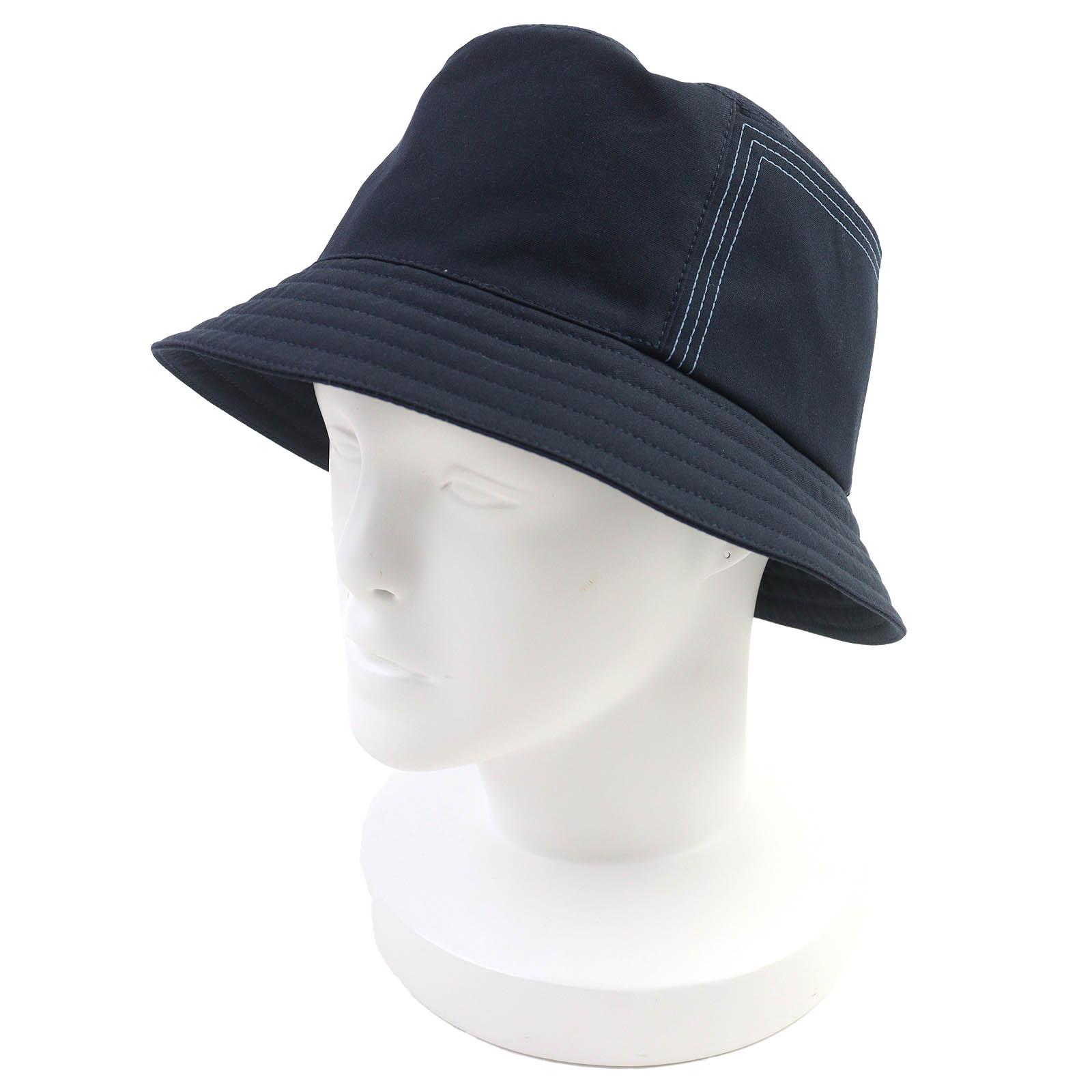 

Pristine HERMES hat Fred Stitch Bucket hat, purchased in March 2025 Navy cotton Women Used