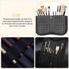 BHBL 38Cm Artist Paint Brush Holder Zippered Brush Case for Oil Acrylic Watercolor Brush Breathable Painting Kit