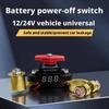Copper Terminal Car Battery Disconnect Switch Bidirectional Joint Switch  Universal Car