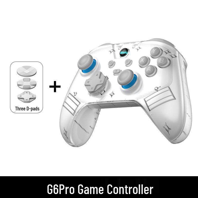 G6 Pro Esports Three-Mode Bluetooth Game Controller for PC, Switch, iOS, Mobile, Tablet, and NS Simulator.