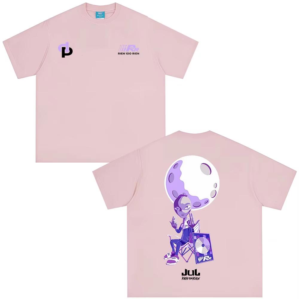 France Rapper Jul Rien 100 Rien Album Merch T Shirt Men Women Clothing Fashion Hip Hop Tshirt Casual Cotton Short Sleeve Top