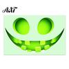 Decorative Stickers for Toilets Glow In The Dark Sticker, Self-adhesive Ghost Face Shape Decals, Horror Halloween Party Decor Waterproof PVC Stickers,