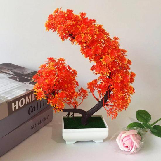 Umělá květina Borovice Rostlina Bonsai Zahrada DIY Holiday Party Home Dekor na plochu