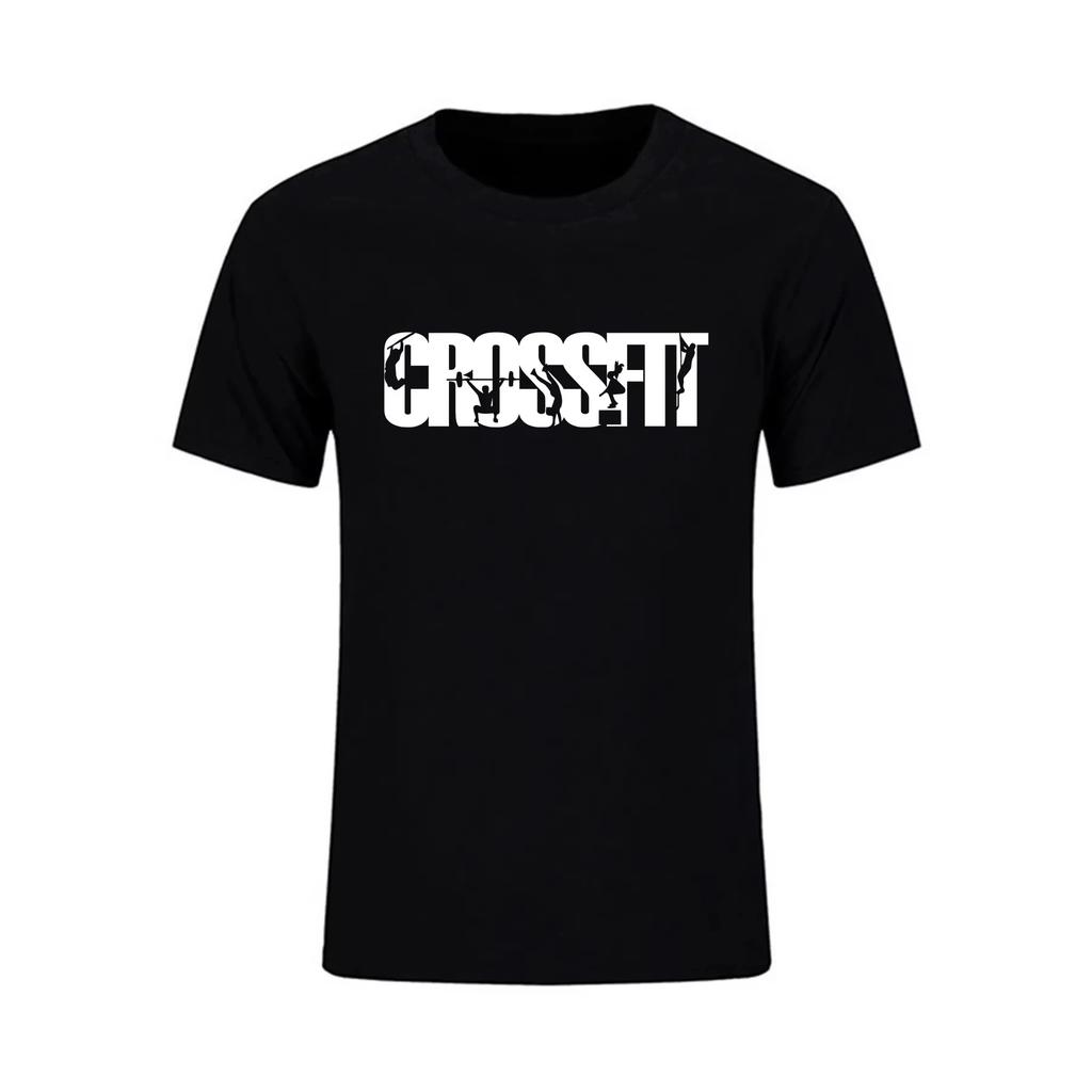 Crossfit Fitness Siłownia Miłośnik Podnoszenia Ciężarów Prezent T-Shirt Niesamowity T-Shirt Casualowy Dodatkowy Duży Podstawowy Męski Wysokiej Jakości Bawełniany Top