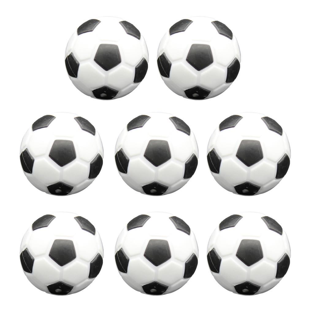8Pcs Table Soccer Foosballs Replacements Foosballs Table Balls Enduring Tabletop Game Small Football Table Soccer Balls