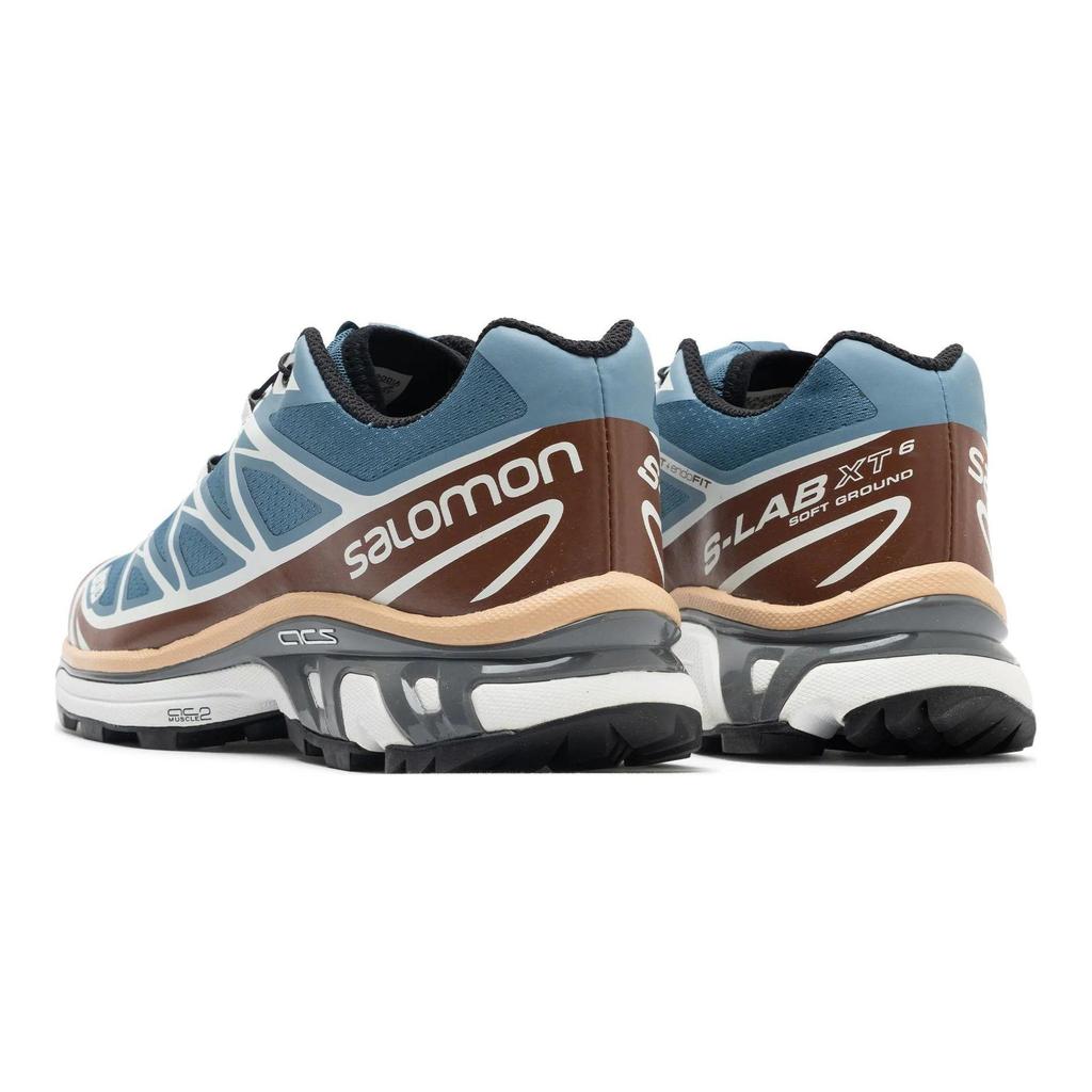 Salomon Xt-6 Lace-Up Non-Slip Durable Low-Top Outdoor Functional Shoes Unisex Shoes Ocean-Blue 472931