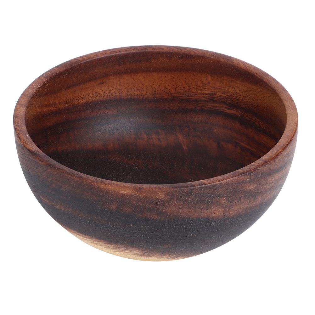 16x7cm Holz Schüssel Lebensmittel Salat Container Obst Nudeln Reis Esszimmer Schüssel Küche Utensilien Geschirr