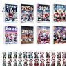 Unique Christmas Gift Panda Advent Calendar, 24 Days Countdown Contains Acrylic Ornament Set Ornaments, Cute Hanging Decorations for Tree Home