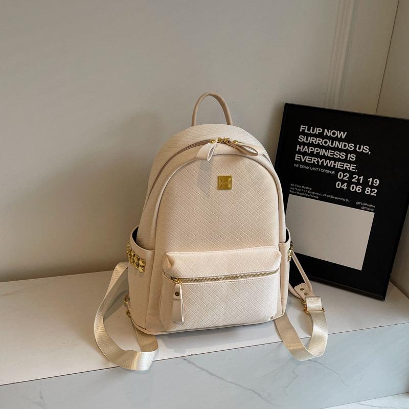 New fashionable versatile style large capacity street shot women's double back college style women's schoolbag