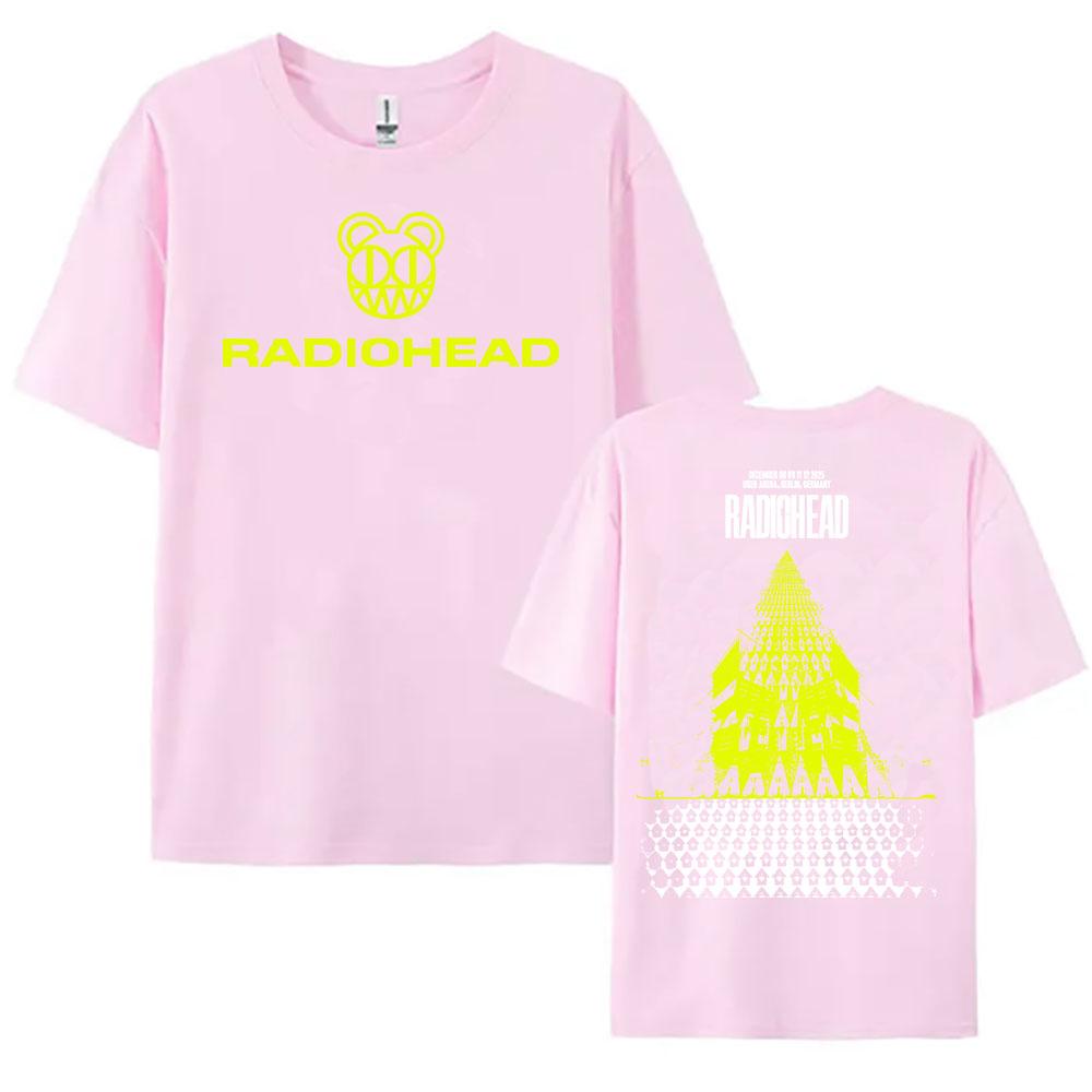 Radiohead Tour 2026 December Tshirts Hop Hop Unisex Streetwear Men Women Casual Loose T-shirt Fashion Cotton Female Clothing Tees