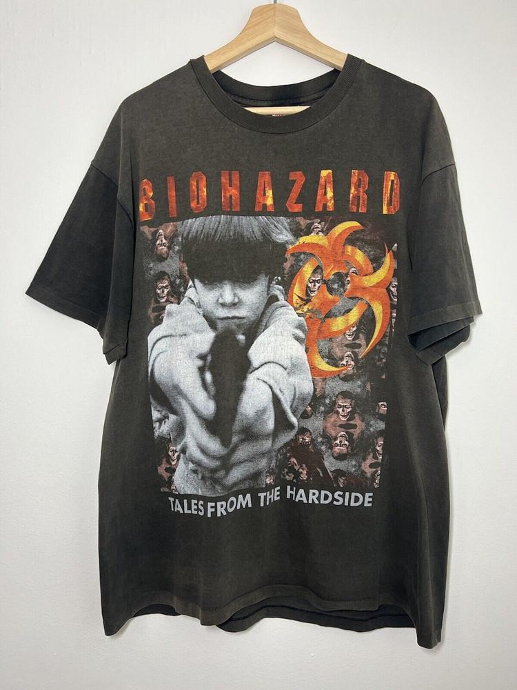 

Biohazard Band Футболка унисекс Tales from the Hardside, полный размер S-5XL XXL