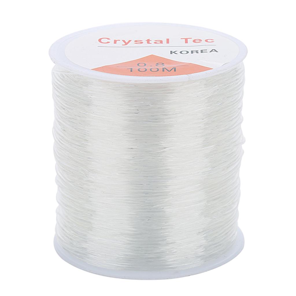 Křišťálová elastická korálková nit Silná odolnost Polyesterová strečová šňůrka na šperky pro náramky a náhrdelníky