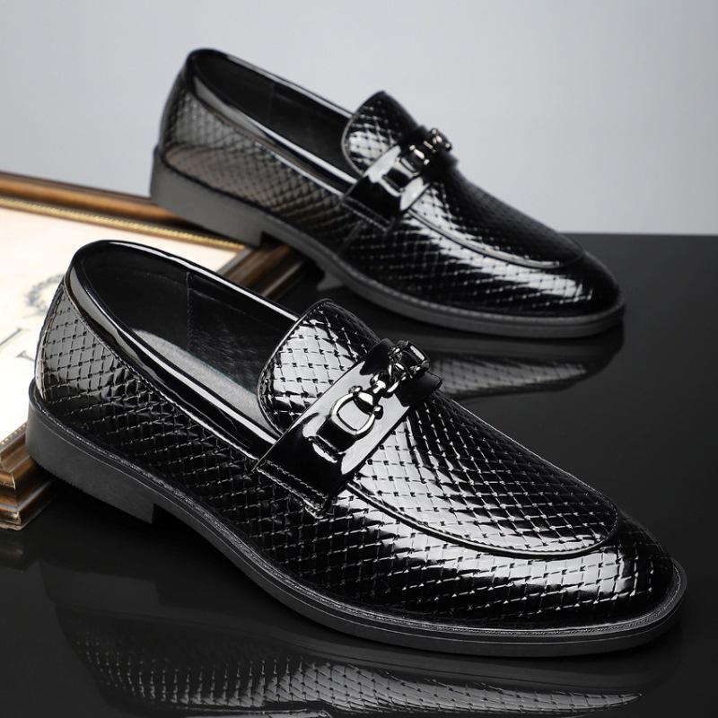 Trendy Large Size 48 Slip-On British Leather Loafers