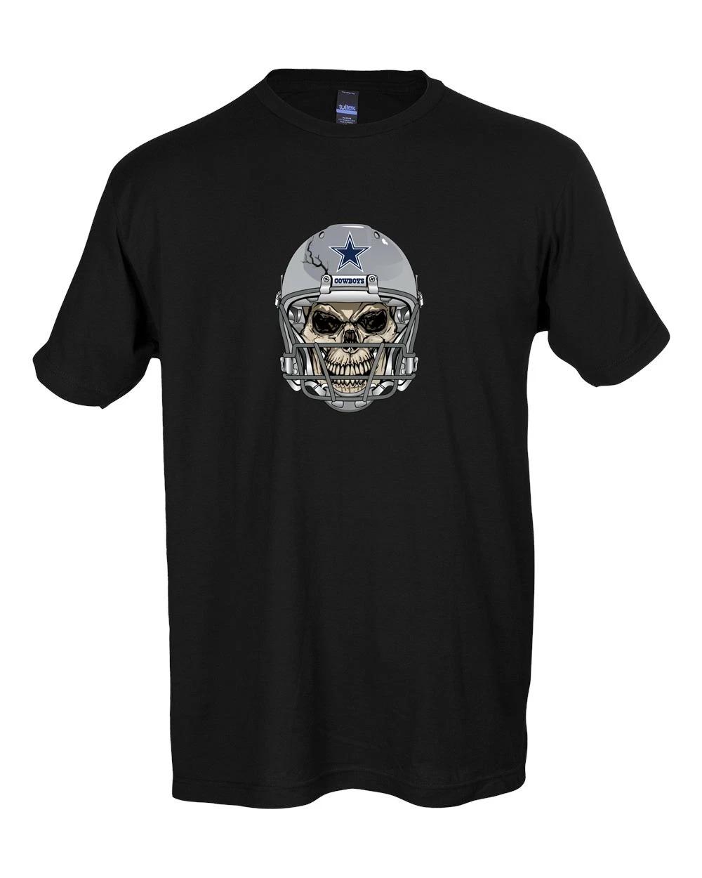 Dallas Cowboys Skull HelmeT-Shirt 6 Sizes!! S-5XL 2XL