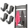 Set of 4 Radiator Hangers 10mm Gray