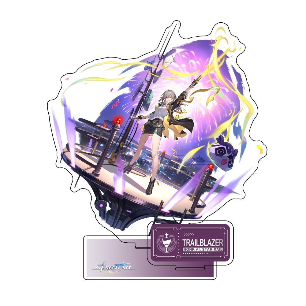 Game Figure Honkai: Star Rail Sunday Jiao Qiu Yunli Firefly Jingliu Acrylic Stand Model Plate Cosplay Anime Keychain Fans Gift