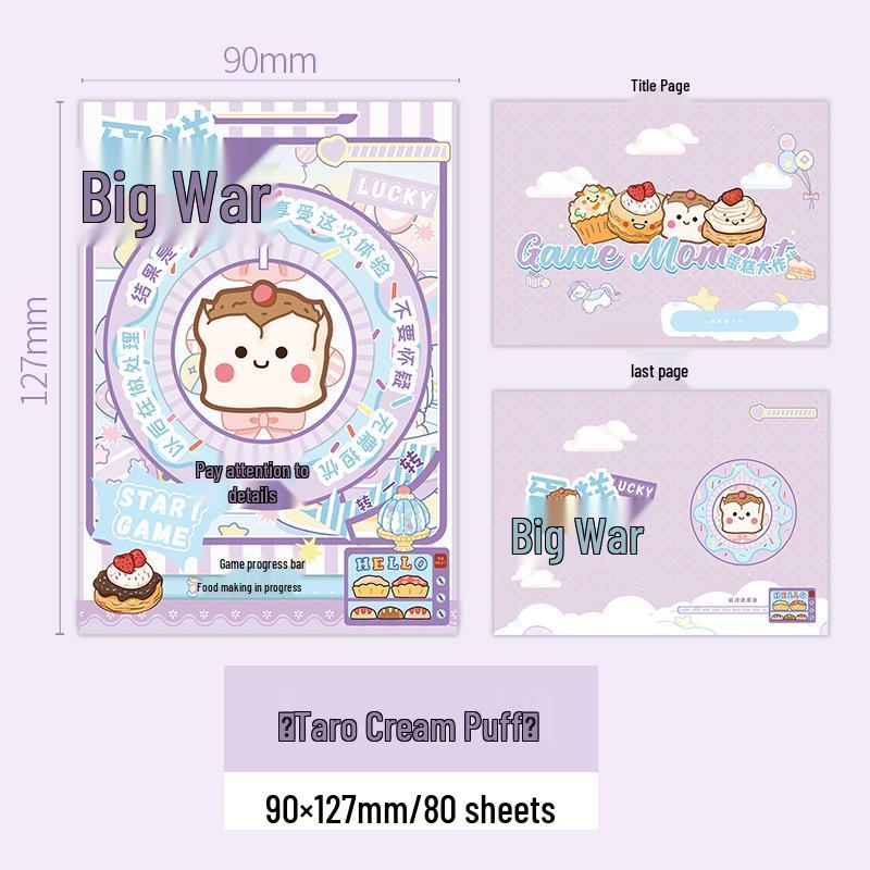 Pick-Up Time: Fun Cartoon Decompression Notebook for Kids & Students – Full-Color Inner Pages