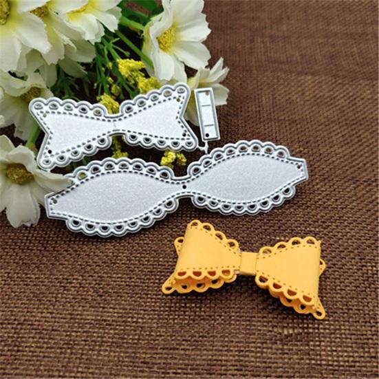1 Set Cutting Dies Bowknot Design Reusable Carbon Steel DIY Card Decoration Stencil Mold for Album