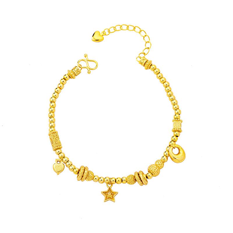 Bracelet for Women, National Trend, Ethnic Style, Star, Hammer Pattern, Circle, Love Bracelet, Versatile Jewelry