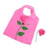 Rose Blume Faltbare Einkaufstasche Tragbar Große Kapazität Faltbare Tragetasche Leicht Langlebig Reisehandtasche Aufbewahrungsbeutel