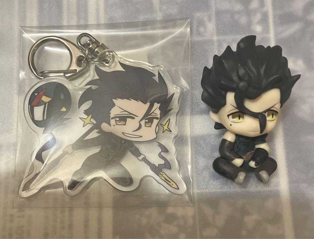 [USED] Fate FGO Diarmuid Petanko Figure Capsule Servant