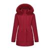 Winter Coat Women 2025 Long Plush Fur Collar Fleece Lined Parka Jacket Korean Style