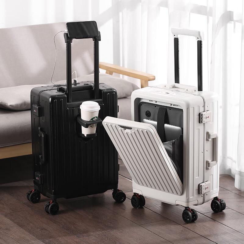 Xiaoyan Multi-functional USB Charging Front-Open Luggage